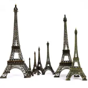 Modelo de torre eiffel de metal, venda quente de alta qualidade, decoração para casa, presente