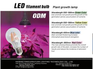 2017 New Product <strong>Led</strong> Plant Grow Light A60 <strong>Led</strong> Filament Plant Grow Bulb 4W 6W 8W E26 <strong>E27</strong> B22 <strong>Led</strong> Plant Grow <strong>Lamp</strong> - Product Image 2