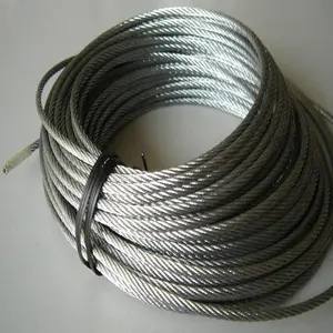 Carretes de cable de acero inoxidable SS316, cuerda de alambre de pesca