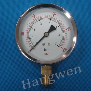 100 मिमी ब्लैक स्टील केस ड्राई प्रेशर गेज - Product Image 1