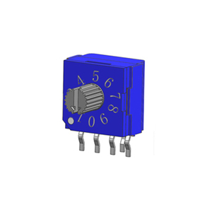 निविड़ अंधकार सही कोण डुबकी स्विच रोटरी 4 + 1 पिन बीसीडी कोड - Product Image 4