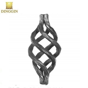 Hàng Rào Bộ Phận Trang Trí <span class=keywords><strong>Wrought</strong></span> Sắt Hành Tây Giỏ - Product Image 3