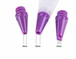 <span class=keywords><strong>Seringue</strong></span> à douilles en silicone pour pâtisserie, décoration de gâteaux et glaçage - Product Image 4
