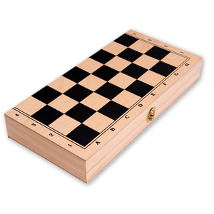 Exquisito juego de ajedrez de madera moderno personalizado, tablero plegable de Ajedrez de madera con piezas, juego de ajedrez para EvelIntelligence - Product Image 1