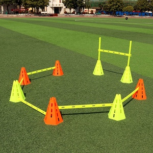 Cône d'agilité en plastique, nouveau design OEM, ensemble d'outils, équipement d'entraînement de football - Product Image 4