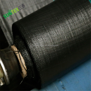 2x50m 100gsm PP Agrotextile Tissu de couverture du sol en tissu non tissé noir en plastique Rouleau de paillis pour les <span class=keywords><strong>plantes</strong></span> de jardin - Product Image 3