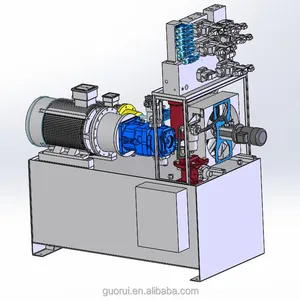 Centrale elettrica per veneer reeling macchina idraulica