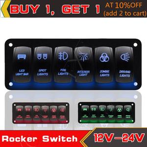 Interrupteur à bascule 12V-24v pour disjoncteurs de bateau marin de voiture lumière LED protégée contre les surcharges - Product Image 5
