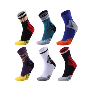 KT1-A111 compression chaussette de basket-ball chaussettes de compression pour le basket-ball