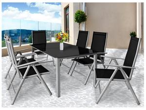 Juego de muebles plegables de aluminio para jardín, silla de posición fácil y portátil para acampar, comedor y comedor - Product Image 2