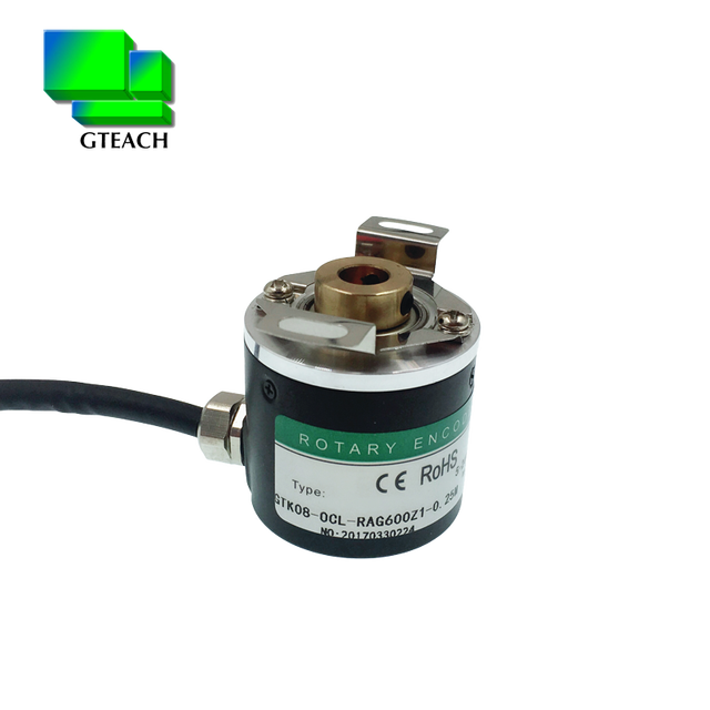 38mm Rotary Encoder 8mm Blind Hollow Shaft Type Optical Incremental Rotary Encoder 360 Ppr