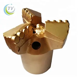 Steel Body Water Well Drilling Non Core Pdc Drill Bit 3 Blades Pdc Mining Bits