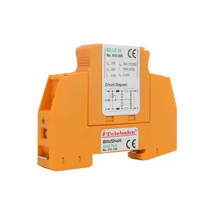 0-20Ma 4-20Ma Pluggable Basis En Module Oranje 24V Signaal 10 Ka Overspanningsbeveiliging