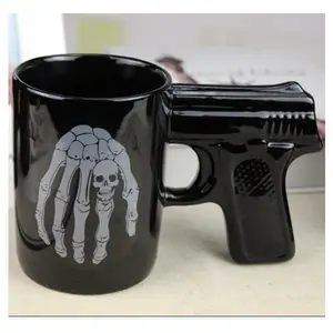 Пистолет в форме пистолета, керамическая чашка для чая и кофе