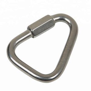 Mousqueton XINDA en acier inoxydable à usage intensif <span class=keywords><strong>Maillon</strong></span> <span class=keywords><strong>Rapide</strong></span> à maillons rapides pour l'escalade et le travail en hauteur Conception Delta accessible - Product Image 2