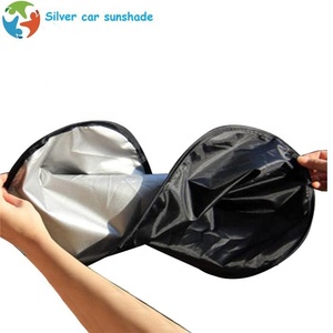 เงิน<span class=keywords><strong>ชั้น</strong></span>เคลือบด้านหน้าหน้าต่างม่านบังแดดรถกระจกบังแดด - Product Image 6