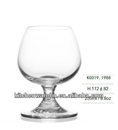 Haonai crystal drinking brandy Brandy / Snifter Glasses - 390ml (13.7oz) ,Dishwasher Safe