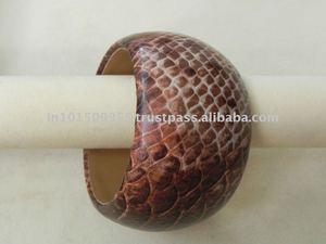 Bracelets en laiton et résine faits à la main, 5 pièces, bracelets indiens, acheter au meilleur prix, Pal artistiques indiens - Product Image 2