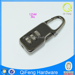 Mini Mot de Passe Verrouillage Cadenas <span class=keywords><strong>3</strong></span> Chiffres Combinaison Code code De Verrouillage cadenas 1254 # - Product Image 1