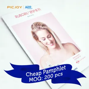 Gấp Sản Phẩm Tờ Rơi Khổ A4 CMYK In Ấn Brochure