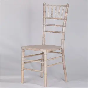 Chaises de mariage en bois de bonne qualité, chaises de salle à manger en tiffany, en or, vente en gros