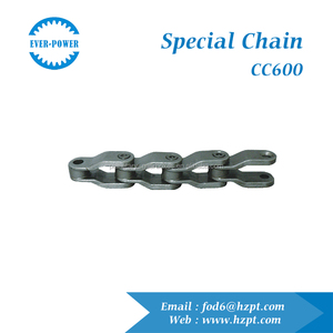 Şanzıman sistemi parçaları 60mm Pitch 40Cr dökme demir CC600 konveyör rulo dişli zincir damla dövme döküm zinciri - Product Image 3