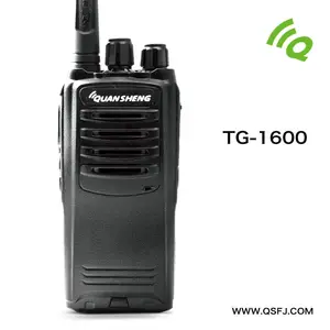 7w 장거리 경찰 휴대용 양방향 라디오 quansheng tg-1600 CE 승인