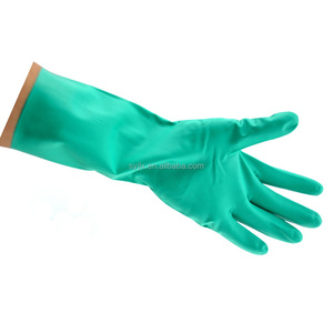 Malaysia importiert material made nitril grün <span class=keywords><strong>butyl</strong></span> handschuhe - Product Image 2