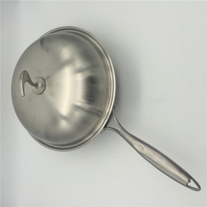 Sartén antiadherente de 5 capas de acero inoxidable 304, olla de Metal para freír y freír - Product Image 2
