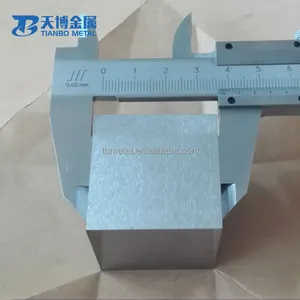 Индивидуальный размер чистый вольфрамовый куб для продажи полированный 1 дюйм 1 кг 2 кг Горячая Распродажа в наличии Производитель baoji tianbo metal company