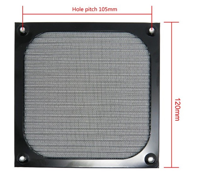 50 80 90 120 140mm Computer Case Fan Magnetic Frame Dust Filter Screen
