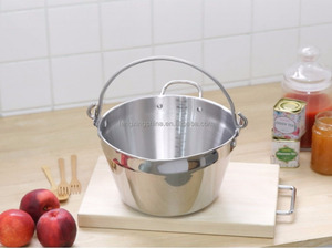 <span class=keywords><strong>Acero</strong></span> <span class=keywords><strong>inoxidable</strong></span> 9L Jam pot <span class=keywords><strong>30</strong></span> <span class=keywords><strong>cm</strong></span> Maslin pan - Product Image 2