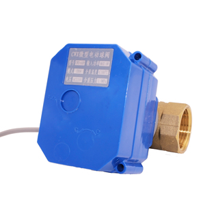 วาล์วบอลมอเตอร์ CWX-60P แบบ 2 ทาง 5V, 12V, 24V, 110V, 220V สำหรับใช้แทนโซลินอยด์วาล์ว โดยเฉพาะเมื่อโซลินอยด์<span class=keywords><strong>ไม่</strong></span>สามารถทำงานได้ - Product Image 2