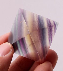 Roca natural fluorita cuarzo cristal piedra cristal cubo poliedros pirámides de cuarzo para la venta - Product Image 3