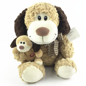Peluche personalizado granja animal perro <span class=keywords><strong>de</strong></span> dibujos animados <span class=keywords><strong>de</strong></span> peluche <span class=keywords><strong>madre</strong></span> <span class=keywords><strong>e</strong></span> hijo perro - Product Image 2