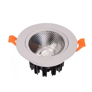 China Factory Led Down Light Constant Current Drive 12W COB Led Downlight Recessed Ceiling Spot Light