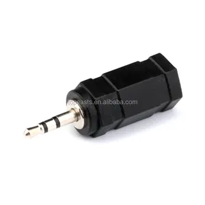Plastic Audio Adapter 3.5mm Stereo Male to 3.5mm female adaptor plug to jack