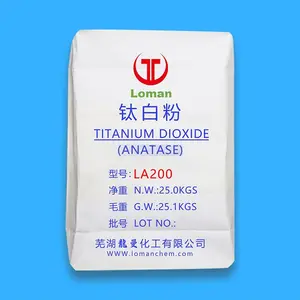 Makanan Menggunakan Kimia Keamanan Bubuk TiO2 Titanium Dioksida Anatase