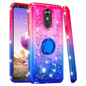 Fancy mobile back covers,soft tpu liquid case for LG Stylo 4