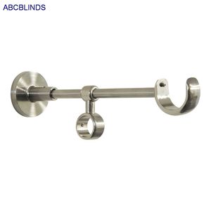 Support de tringle à rideau rond en métal triple pour décoration - Product Image 3