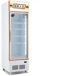 LG-580F bebida exibição geladeira geladeira com porta de vidro