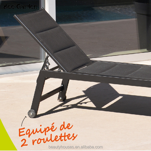 Haute Qualité Extérieure Jardin Meubles Patio <span class=keywords><strong>Bord</strong></span> <span class=keywords><strong>de</strong></span> la <span class=keywords><strong>Piscine</strong></span> Lit Couchage Plage Chaise Chaise Longue Chaise Longue - Product Image 3