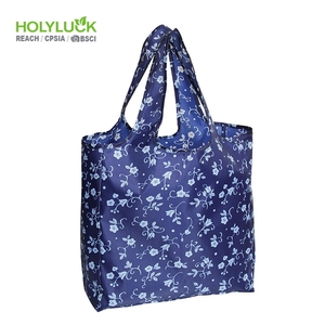 <span class=keywords><strong>Shopper</strong></span> suave pequeña reutilizable fordable Tote <span class=keywords><strong>compras</strong></span> en línea para la señora - Product Image 1