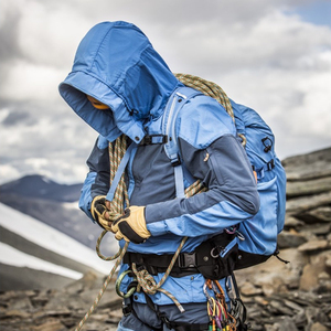 Veste de randonnée respirante pour hommes, imperméable, <span class=keywords><strong>manteau</strong></span> de montagne, coupe-vent, à capuche léger, vêtements de sport, d'extérieur, - Product Image 5