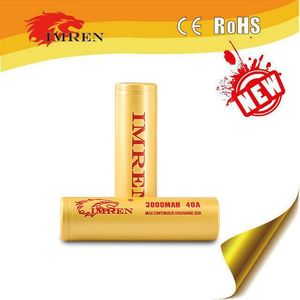 Imren 18650 3000 مللي أمبير 20a/40a 40a بطارية 3.7 فولت النارية e-السجائر lcr 18650 ليثيوم أيون - Product Image 1
