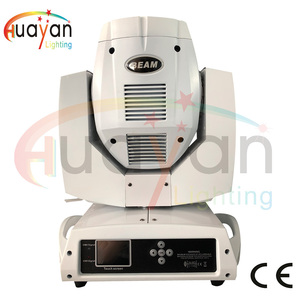 Nhà Ở Trắng Đôi Lăng Kính Đầy Màu Sắc Mô Hình Thủy Tinh Tùy Chỉnh 230W Chùm Tia Mover <span class=keywords><strong>Head</strong></span> Stage Light 7R Với Hiệu Ứng Cầu Vồng - Product Image 2