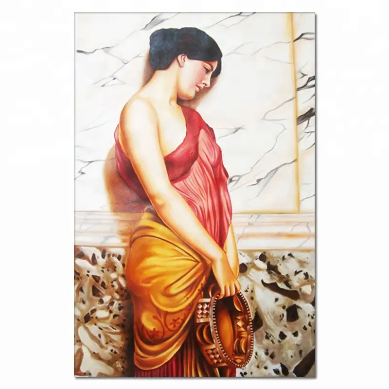 Handmade figure woman indian modern art paintings