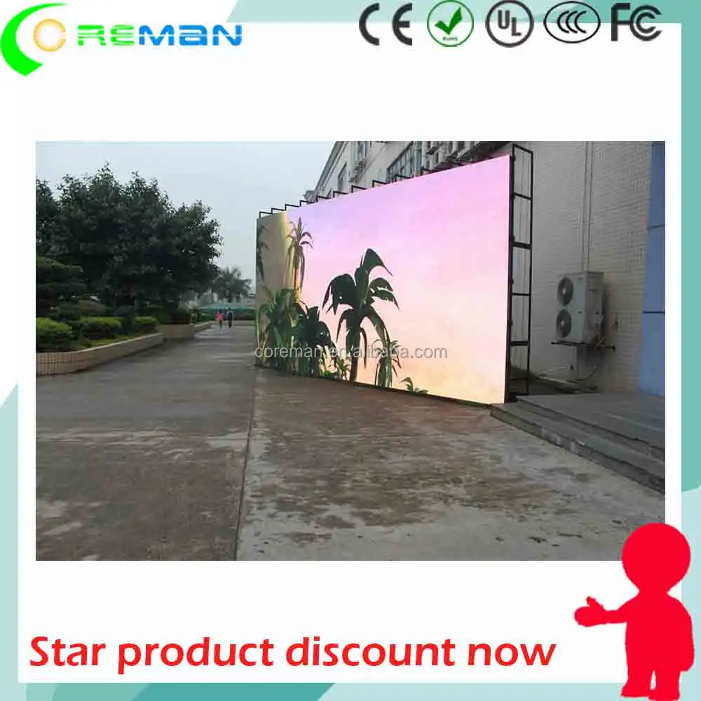 Indoor outdoor HD video wall 3D 4D 5D 8 k 4 k video a led del pannello dello schermo, Impermeabile display a led