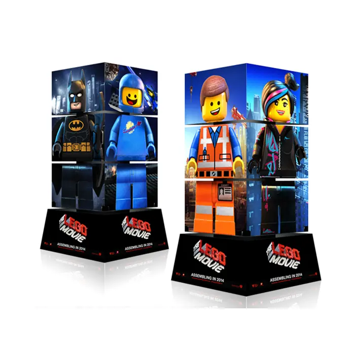 New Free New Custom Design High Quality Promotion Recyclable Movie Standee