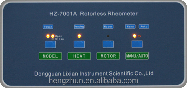 Medición de goma Sin Rotor Reómetro